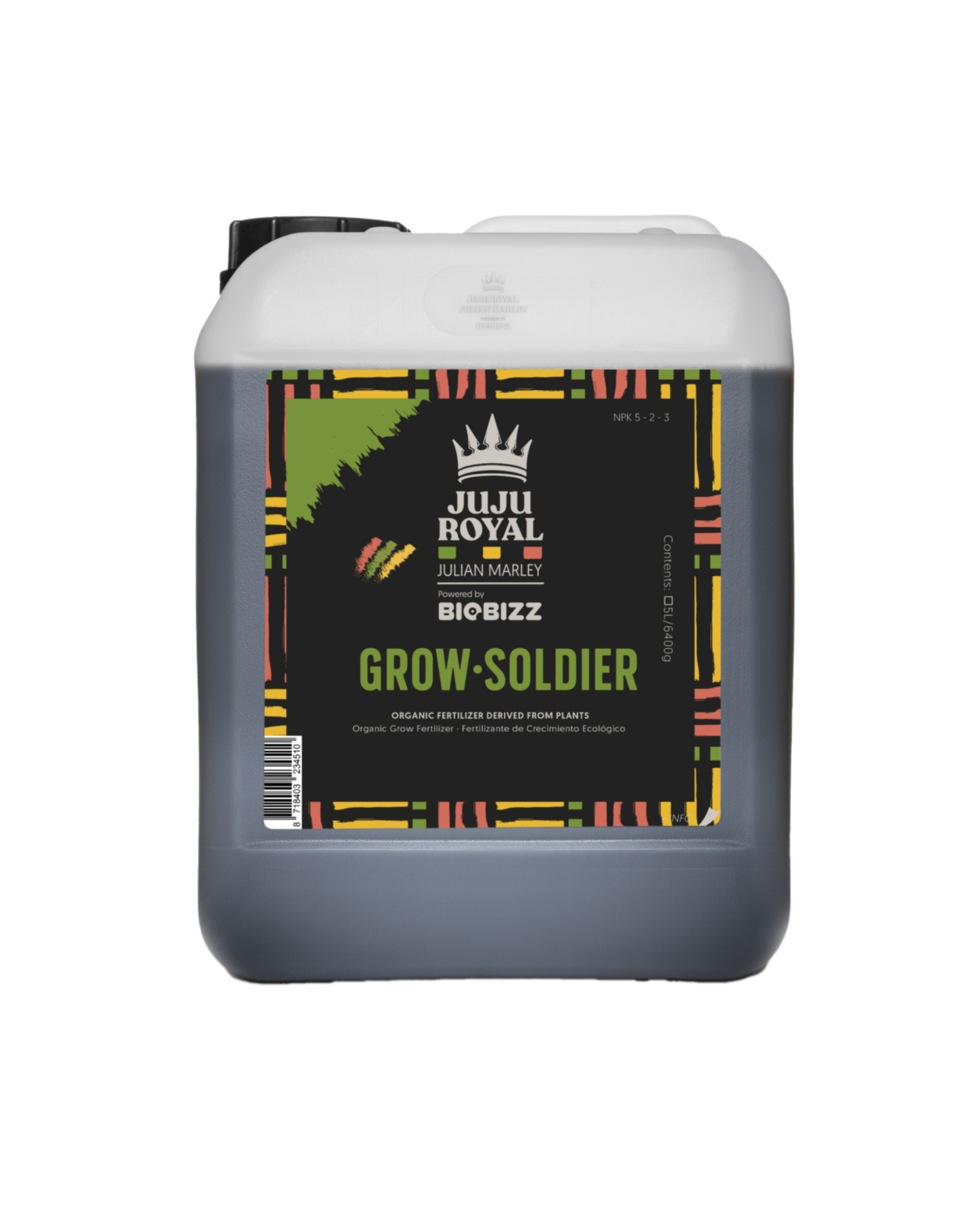 5 Liter Kanister organischer FLüssigdünger für Hanf von Juju Royal Julian Marley By BioBizz
