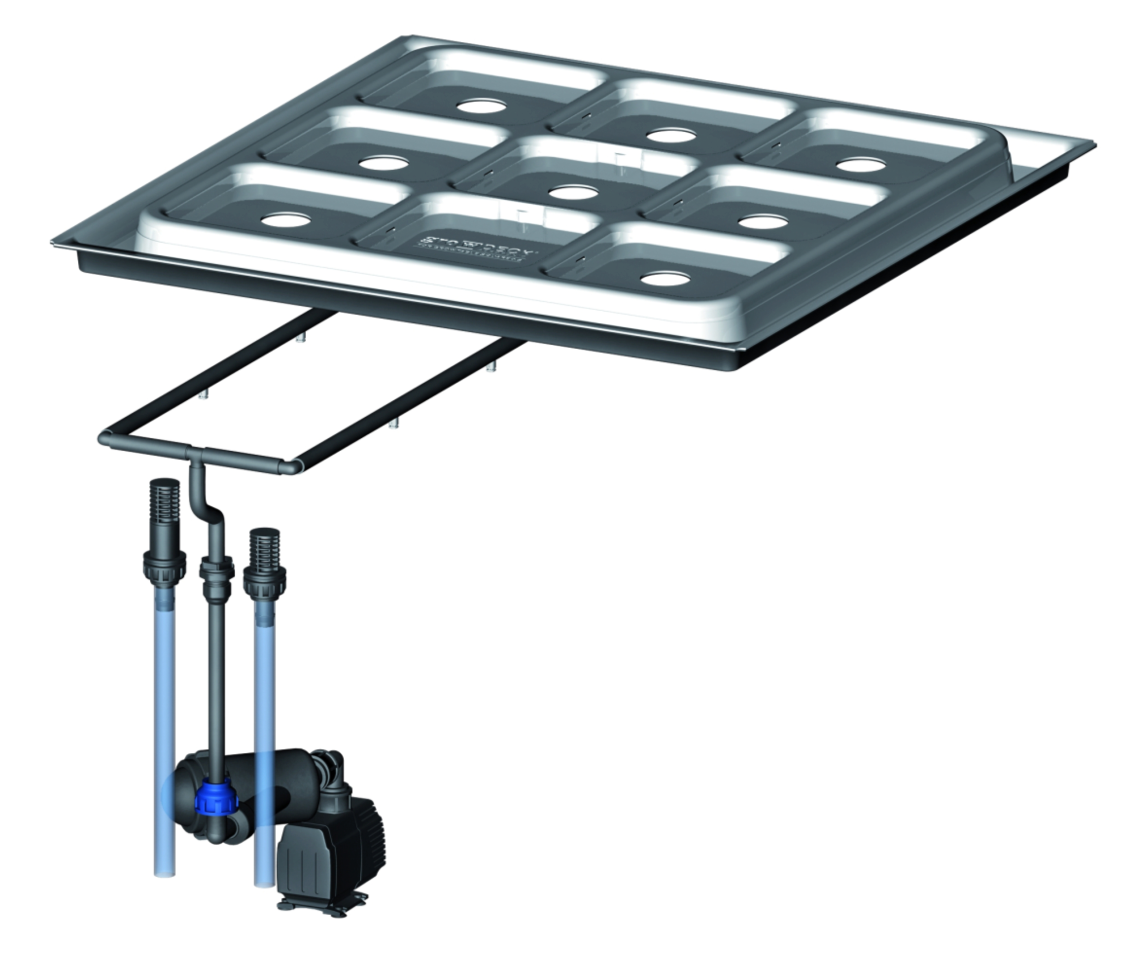 GRowTool GrowDeck Belag für Aeroponisches Bewässerungssystem
