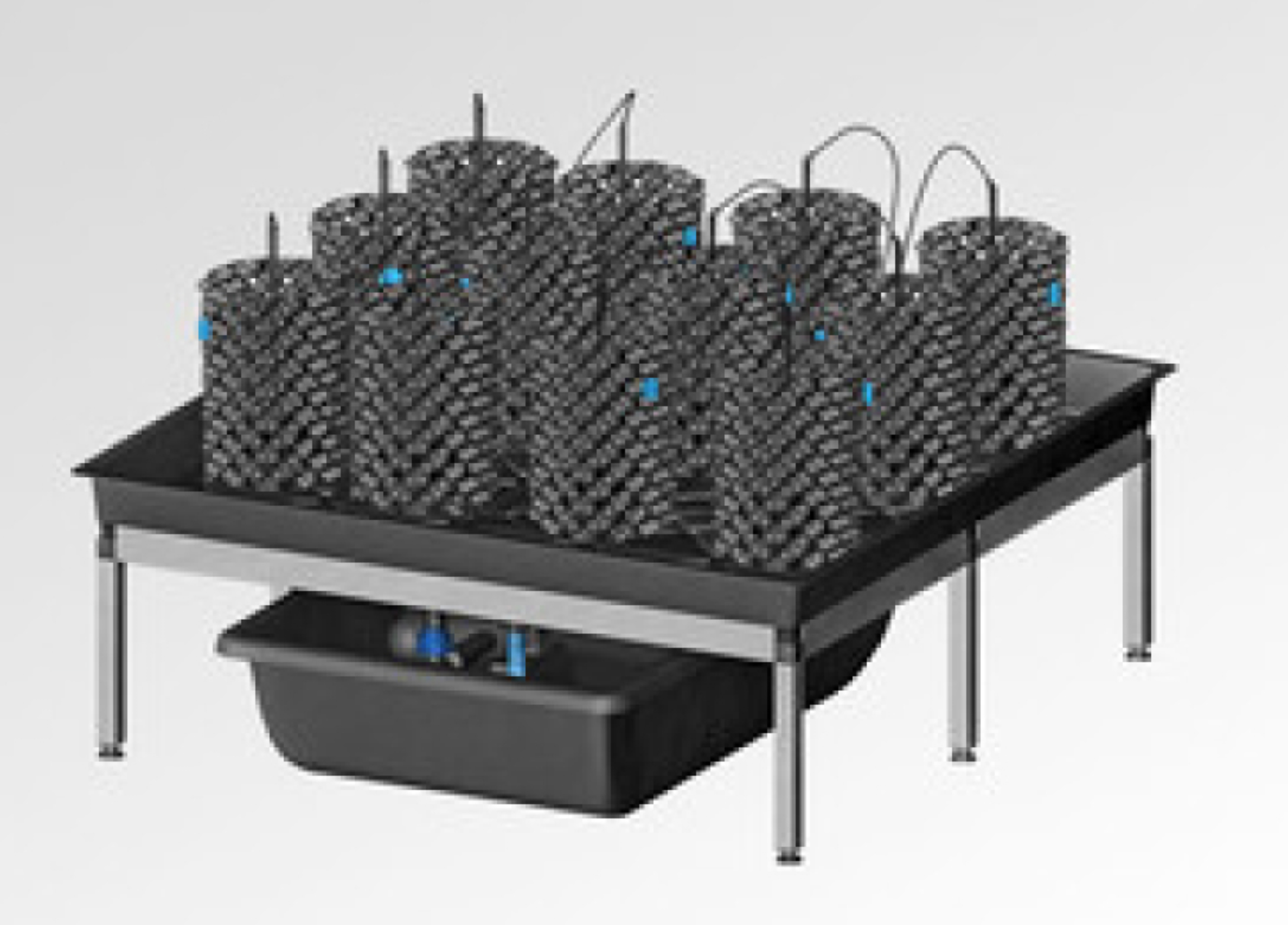 GRowTool GrowSystem Bewässerungssystem mit Airpot Komplettsystem für Growzelt