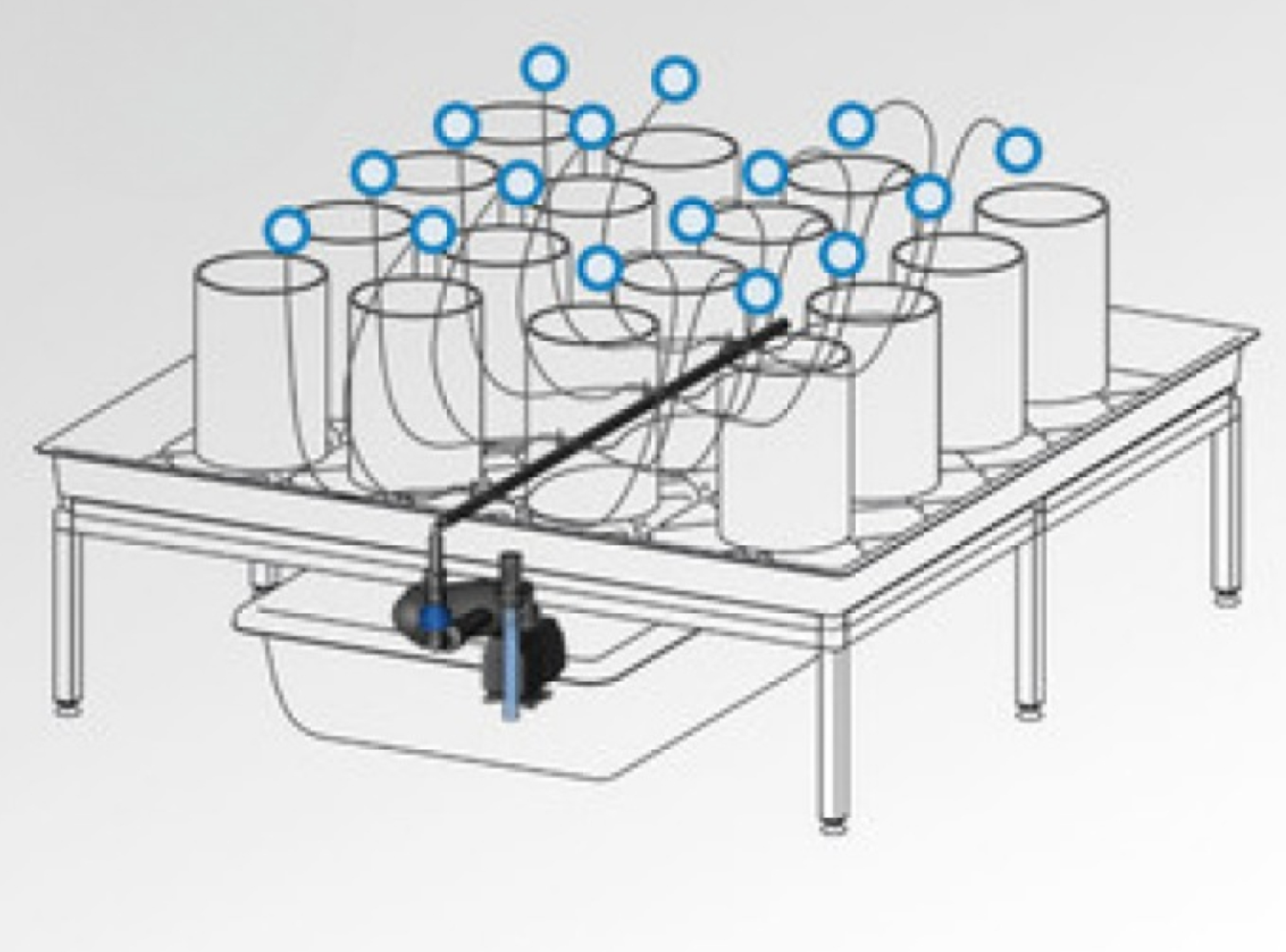 GrowTool Bewässerungsset mit Tropfer