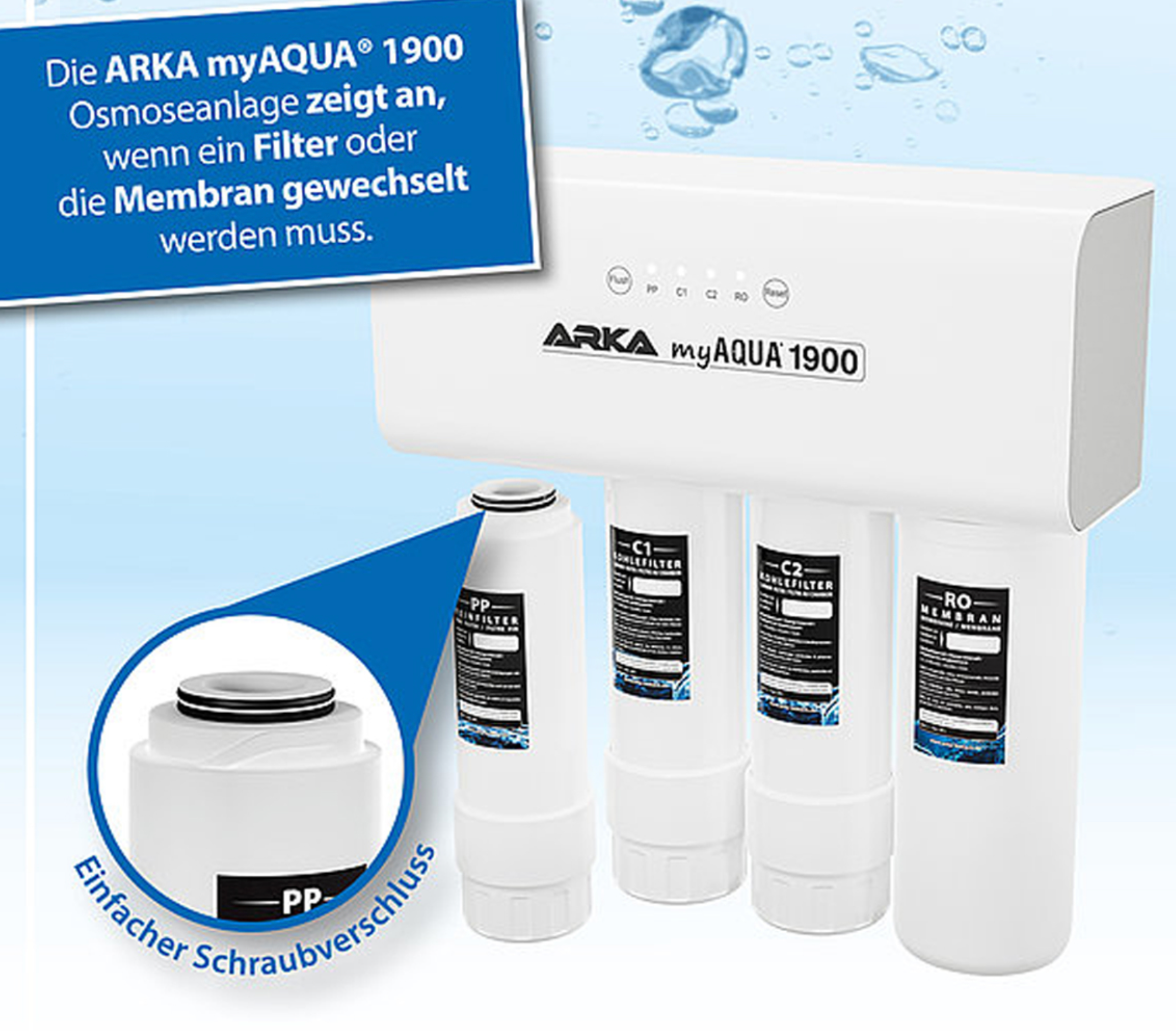 Umkehrosmosenanlage von ARka myAqua
