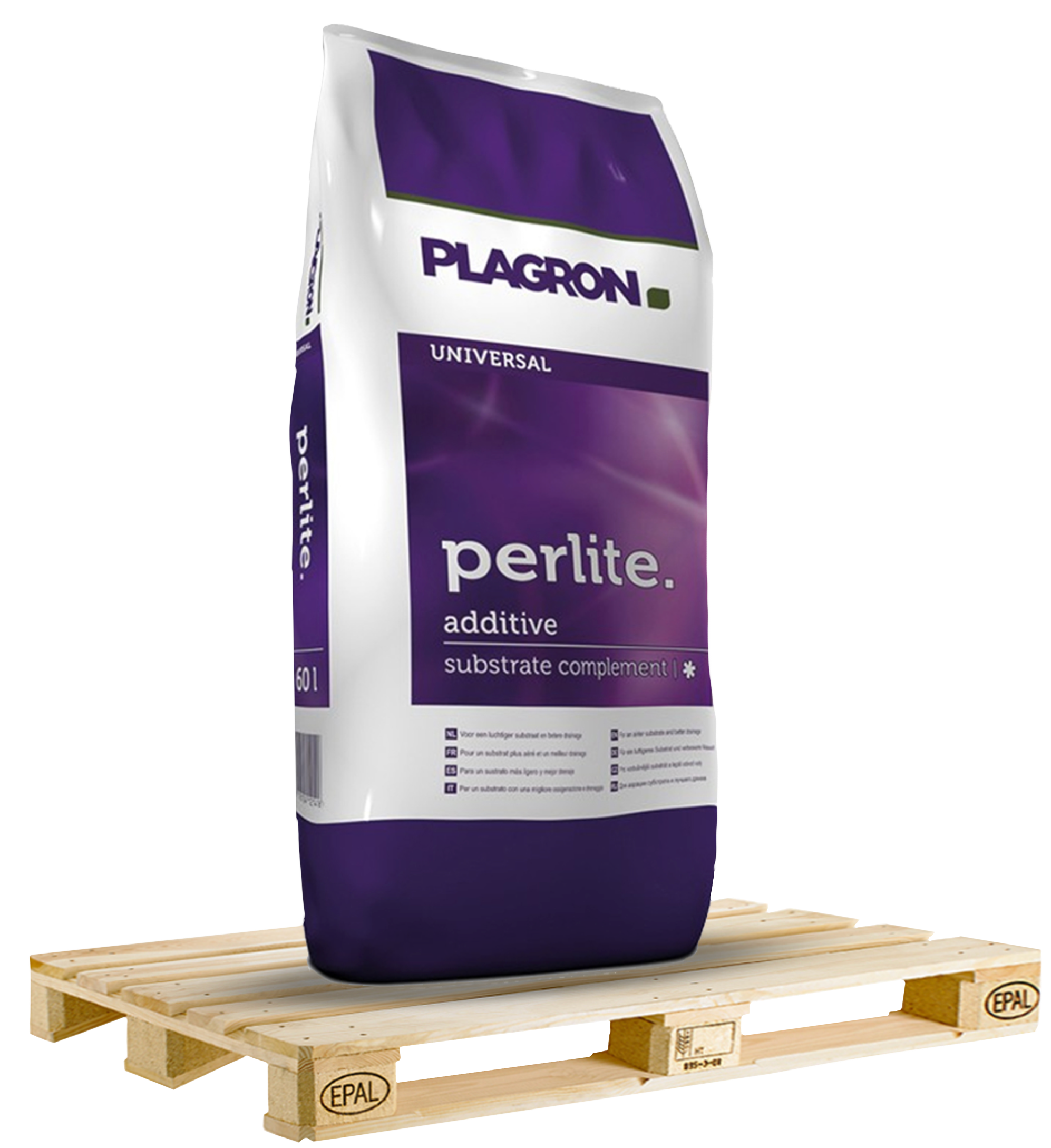 PErlit Plagron Sack auf Palette