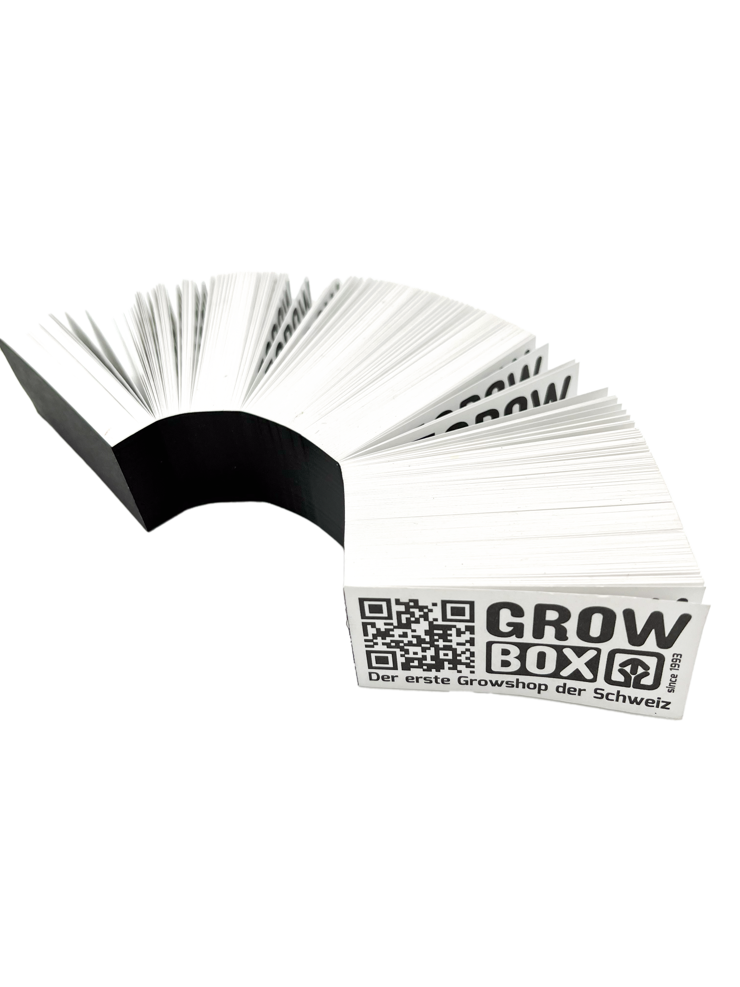 Filterblock aus Papier zum rauchen mit Growbox Logo
