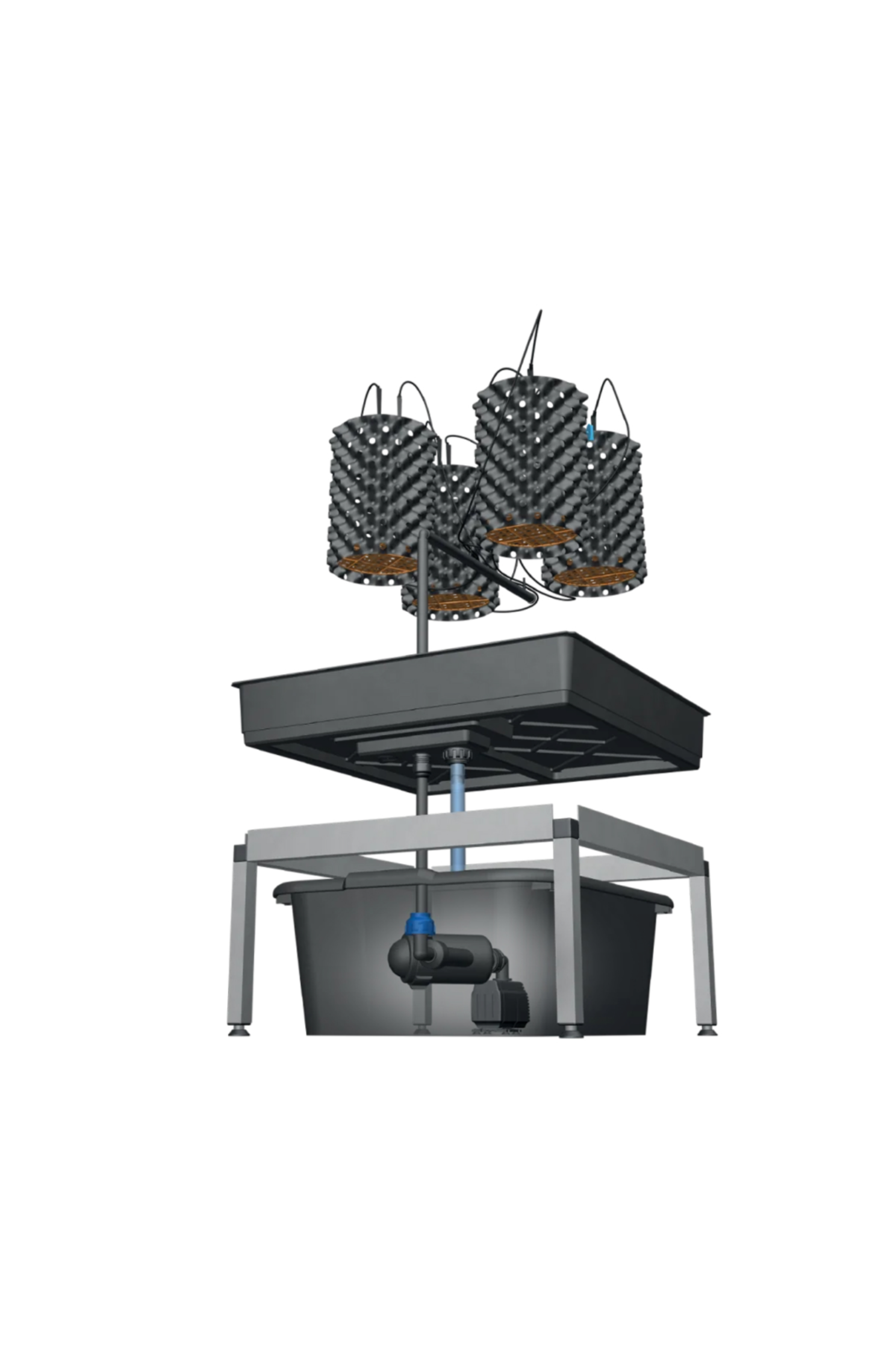 Bewässerungssystem GRowsystem mit Airpots 60 x 60 cm