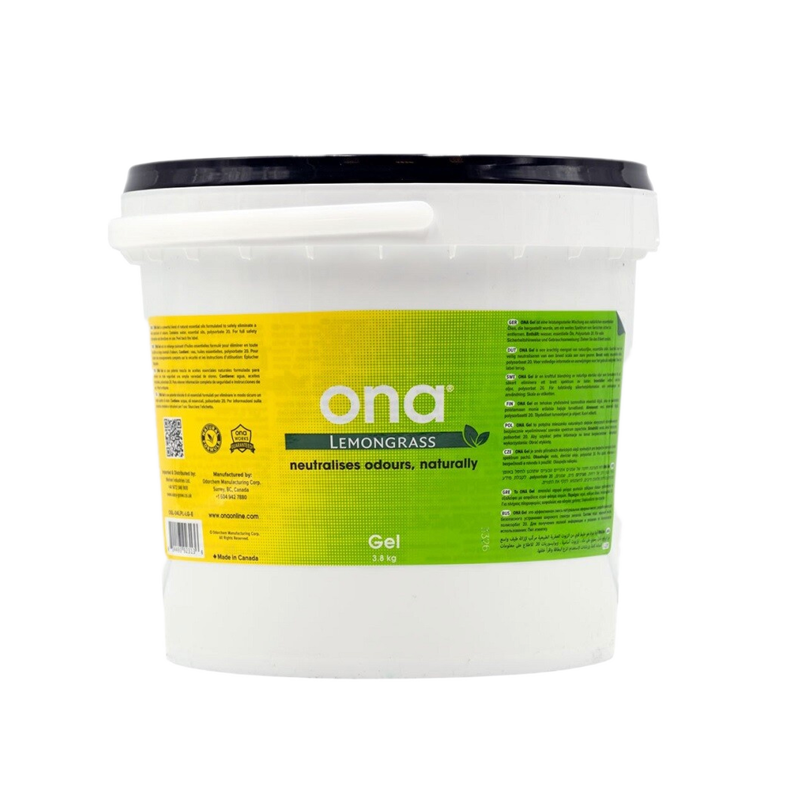 ONA Lemongras Gel kübel