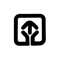 ICON GROWBOX mit kleinem Growzelt und Pfeil als wachsende Pflanze