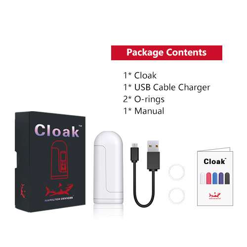 Hamilton Devices Cloak Vape Battery White - GROWBOX.CH