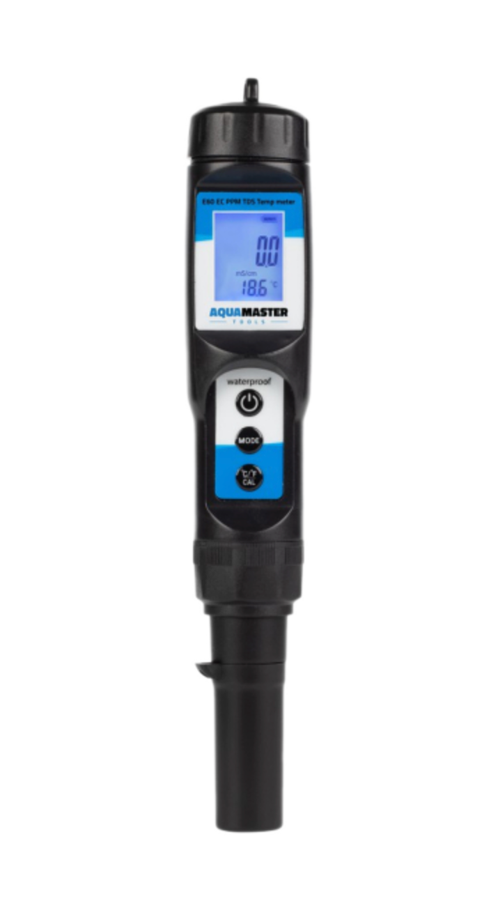Aquamaster Tools EC PPM TDE Temp Meter E60pro