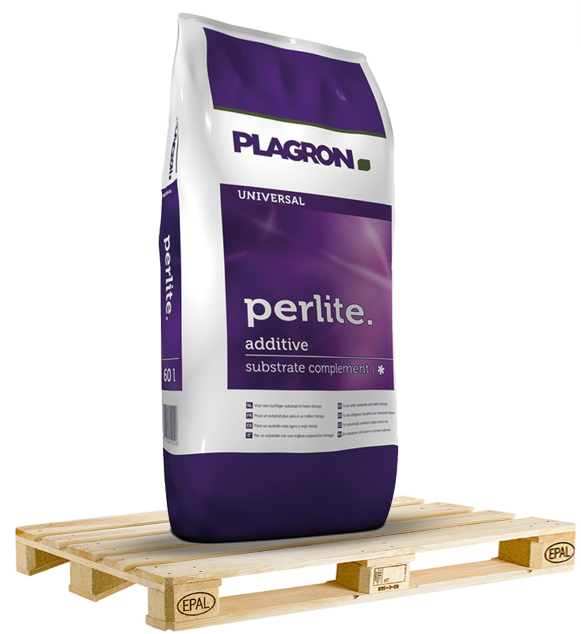 PErlit Plagron Sack auf Palette