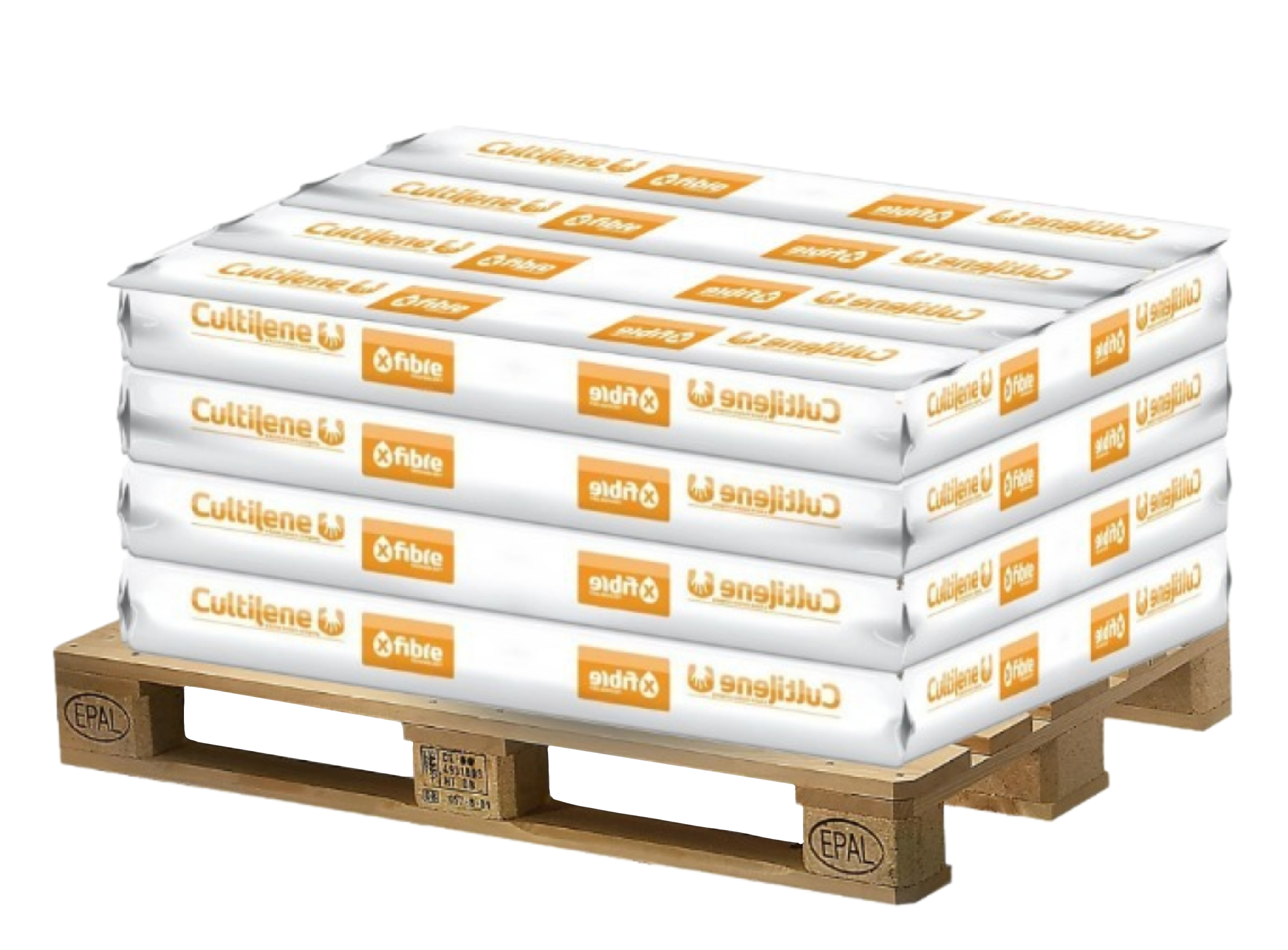 Palette mit Cultilene Slabs für den Professionellen Canabis Anbau
