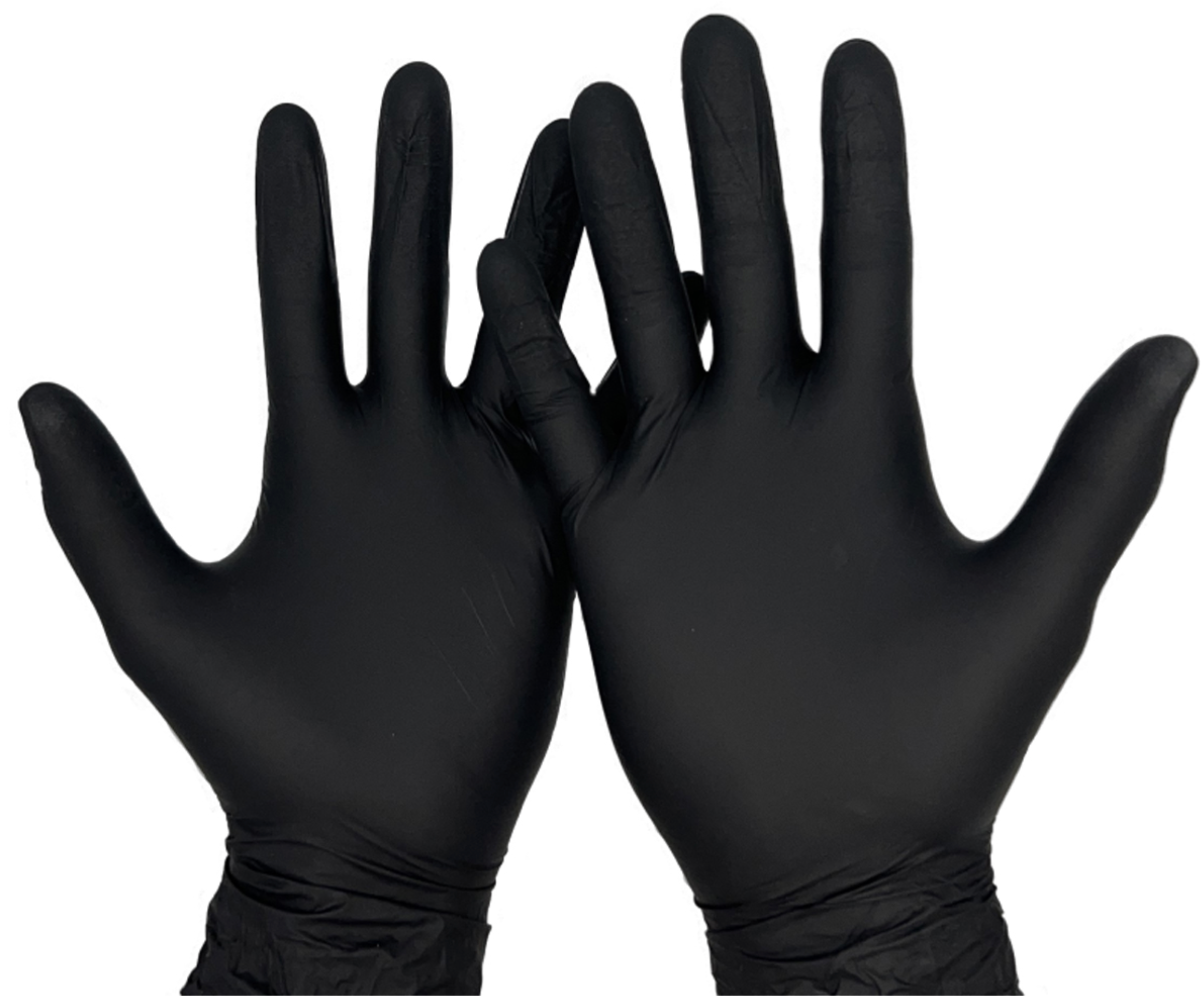 Schwarze Handschuhe aus Nitrit