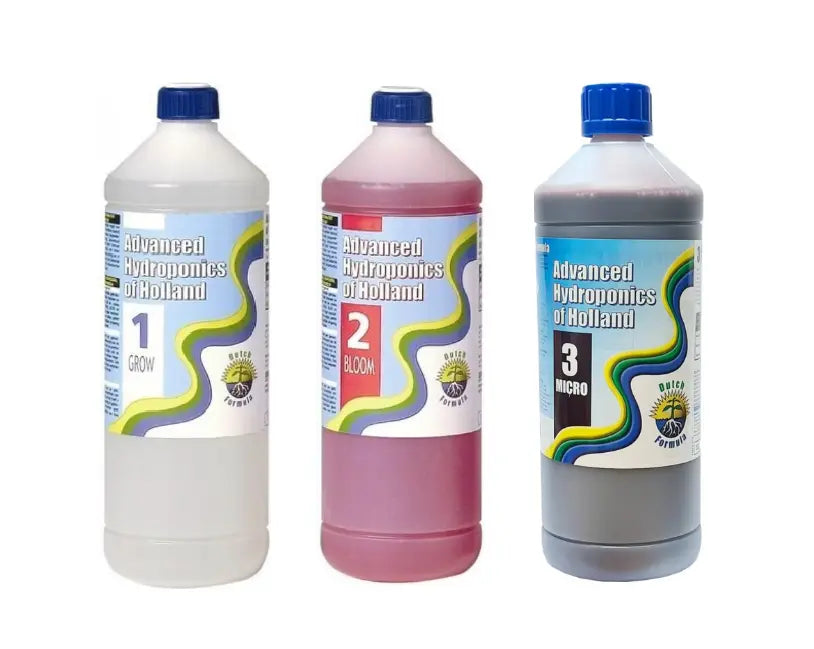 Set Advanced Hydroponics DF Micro-Grow-Bloom Advanced Hydroponics