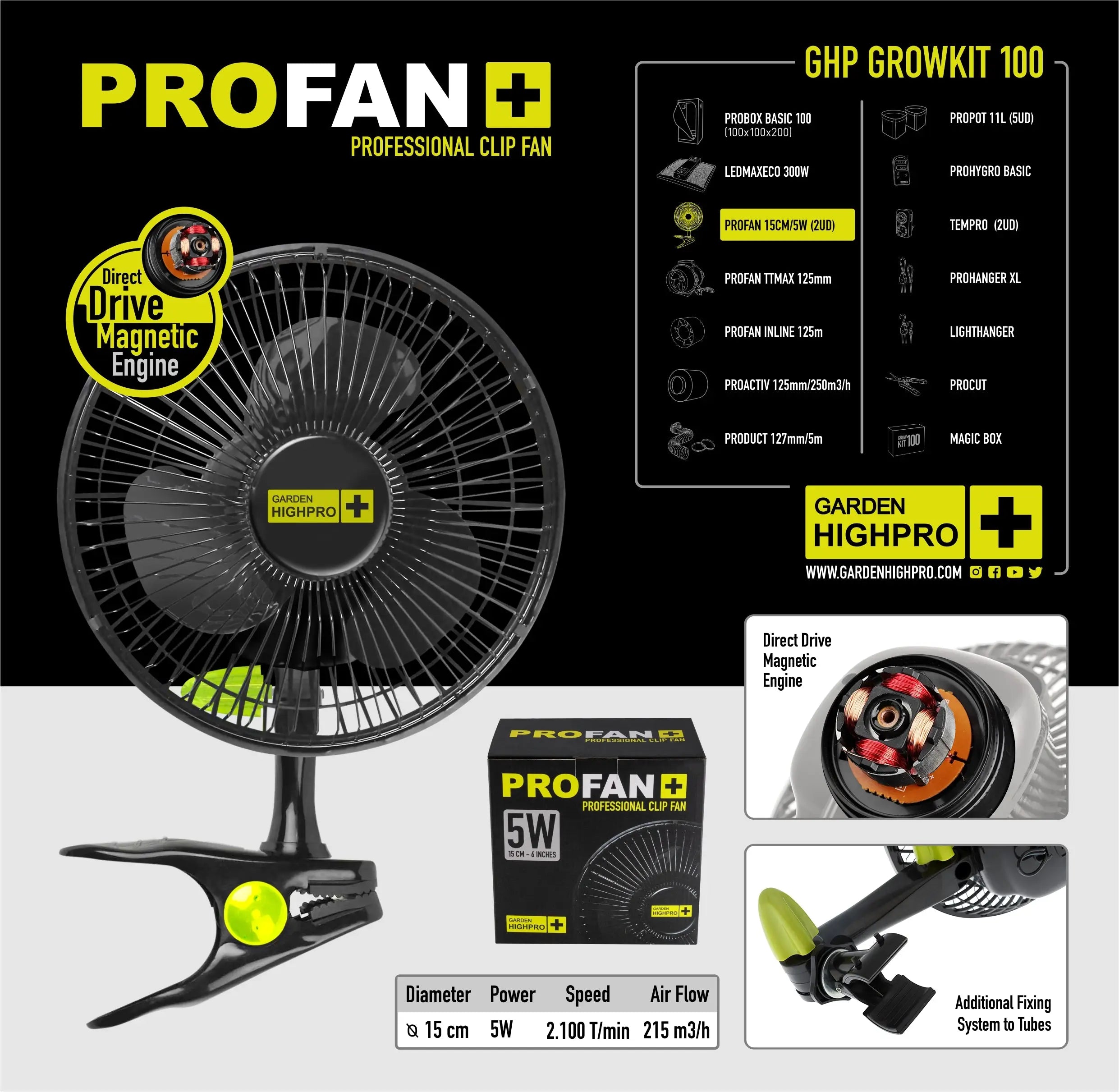 Garden High Pro Grow Kit 100 | Günstiges Komplettset Garden Highpro