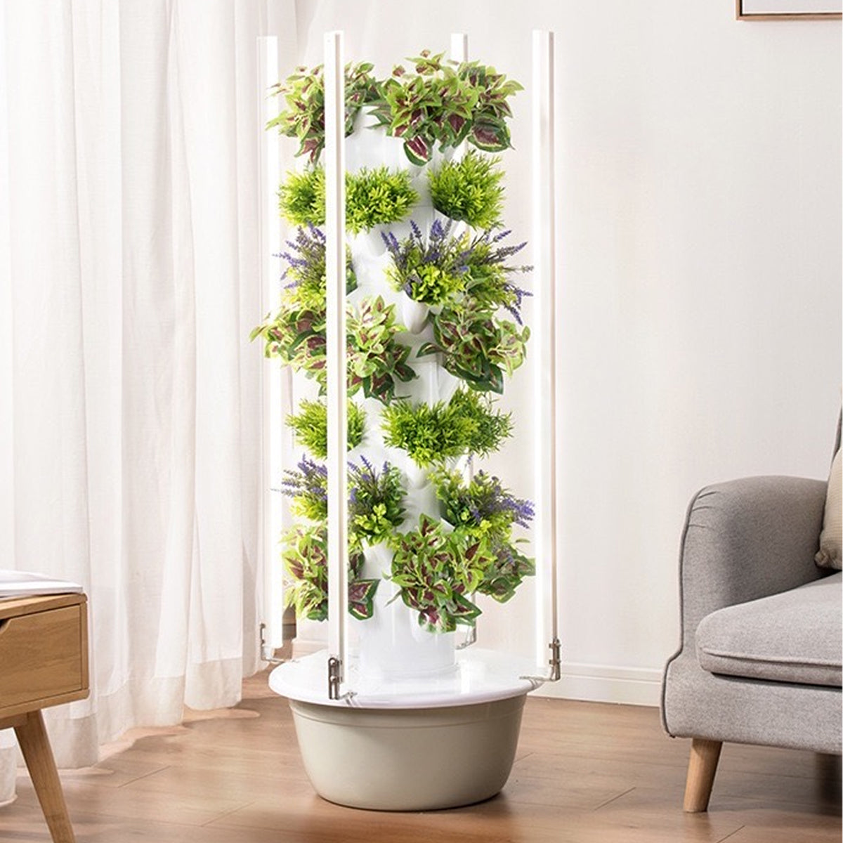 Hydroponic Sky Tower PRO – Vertikales Hydrosystem für 36 Pflanzen GROWBOX