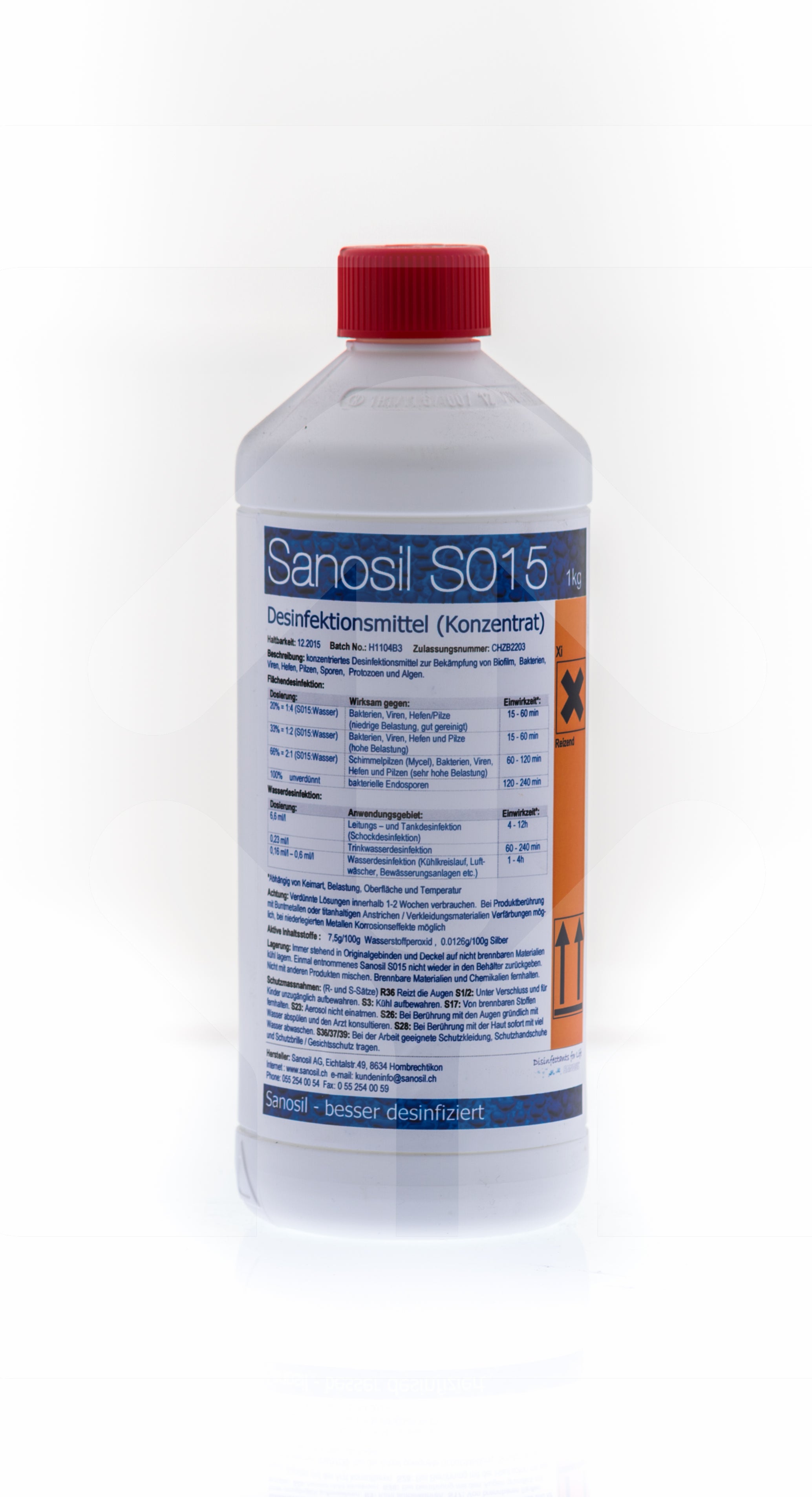 Sanosil S015 Desinfektionsmittel 1L 0